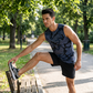 Camiseta Sin Mangas Transpirable para Entrenamiento de Hombre