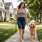 Jeans Capri Ajustados para Mujer