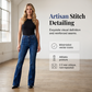 ⏳Oferta por Tiempo Limitado 50% DTO⏰Jeans Acampanados Clásicos de Corte Slim y Tela Elástica para Mujer👖
