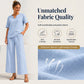 🥳2026 HOT SALE🥳💞50K+ SOLD!✨ 💝  Women's V-Neck Top & Wide-Leg Pants Set👚👖