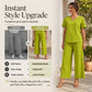 🥳2026 HOT SALE🥳💞50K+ SOLD!✨ 💝  Women's V-Neck Top & Wide-Leg Pants Set👚👖