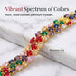 🌸 ¡50% OFF AHORA! 🌸 Pulsera de Tenis Multicolor Elegante para Mujer