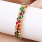 🌸 ¡50% OFF AHORA! 🌸 Pulsera de Tenis Multicolor Elegante para Mujer