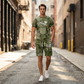 🎉 ¡TIEMPO LIMITADO 50% OFF! 👕 Conjunto de Camiseta y Shorts con Estampado Falso Denim para Hombre – ¡+33K Vendidos! Estampado Digital 3D y Comodidad Todo el Día 🧢