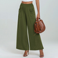 Pantalones Casuales de Pierna Ancha para Mujer