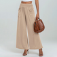Pantalones Casuales de Pierna Ancha para Mujer