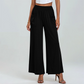 Pantalones Casuales de Pierna Ancha para Mujer