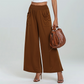Pantalones Casuales de Pierna Ancha para Mujer