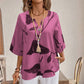 Top Estampado Casual de Corte Holgado para Mujer