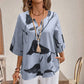 Top Estampado Casual de Corte Holgado para Mujer