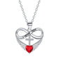 🎉 Venta 2026 — ¡Más de 36,000 Vendidos! 💖 Collar de Cruz con Corazón Infinito y Colgante de Ala – Fe y Amor Eterno ✨