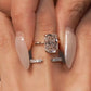 Anillo Minimalista con Piedra Corte Esmeralda