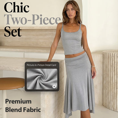 👗 Venta 2026 — ¡Más de 66,000 Vendidos!✨ Conjunto de Dos Piezas Chic – Tela Suave Premium 💫