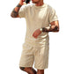 Conjunto Casual de Camiseta Ligera y Shorts para Hombre