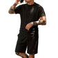 Conjunto Casual de Camiseta Ligera y Shorts para Hombre