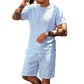 Conjunto Casual de Camiseta Ligera y Shorts para Hombre