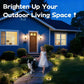 Luces Solares de Suelo para Jardín y Exteriores – Lámparas LED Impermeables de Acero Inoxidable