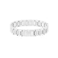 Unisex Stainless Steel Textured Link Bracelet