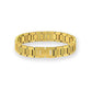 Unisex Stainless Steel Textured Link Bracelet