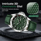 ⌜ ¡OFERTA POR TIEMPO LIMITADO 50% DE DESCUENTO! 💥 Reloj de Pulsera Deportivo de Cuarzo Luminoso 30M para Hombre – Esfera Geométrica 3D, Antirrayado y Resistente al Agua ✨