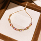 ⏳¡50% de descuento por tiempo limitado⏰ Pulsera Ajustable Retro Cruzada de Circón Multicolor para Mujer 🎨💎