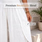 🎉 ¡TIEMPO LIMITADO 50% DE DESCUENTO! 🌸 Mujer Verano casual con cintura smock y corte holgado Pantalones tipo Palazzo split – Movimiento etéreo y caída ☀️ elegante
