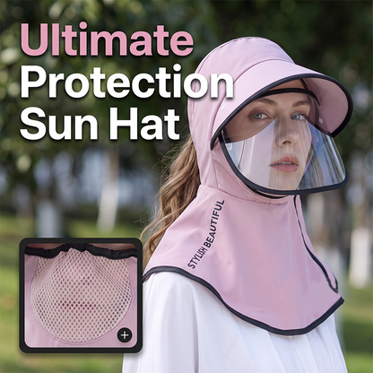 🎉 ¡50% DE DESCUENTO! 🚴‍♀️ Sombrero Solar Viral para Ciclismo – Protección Total, Cero Empañamiento ✨