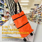 🛒✨ ¡OFERTA 50% OFF! Carrito de Compra Plegable 2 en 1 – Bolsa Portátil de Gran Capacidad 30L para Supermercado, Viajes y Uso Diario 🌿💪