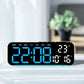 Reloj Despertador Digital con Pantalla LED, Fecha, Temperatura y Día de la Semana