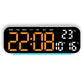 Reloj Despertador Digital con Pantalla LED, Fecha, Temperatura y Día de la Semana