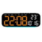 Reloj Despertador Digital con Pantalla LED, Fecha, Temperatura y Día de la Semana