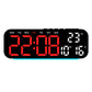 Reloj Despertador Digital con Pantalla LED, Fecha, Temperatura y Día de la Semana