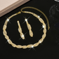 🎉 Rebajas 2026 — Más de 21.500 unidades vendidas ✨: conjunto 💎 de collares y pendientes con cadena de garra de pedrería brillante