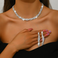 🎉 Rebajas 2026 — Más de 21.500 unidades vendidas ✨: conjunto 💎 de collares y pendientes con cadena de garra de pedrería brillante