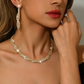 🎉 Rebajas 2026 — Más de 21.500 unidades vendidas ✨: conjunto 💎 de collares y pendientes con cadena de garra de pedrería brillante