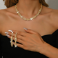 🎉 Rebajas 2026 — Más de 21.500 unidades vendidas ✨: conjunto 💎 de collares y pendientes con cadena de garra de pedrería brillante