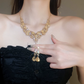 🌸 ¡50% DE DESCUENTO AHORA! 🌸Joyería elegante de pedrería amarilla brillante