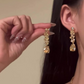 🌸 ¡50% DE DESCUENTO AHORA! 🌸Joyería elegante de pedrería amarilla brillante