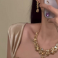 🌸 ¡50% DE DESCUENTO AHORA! 🌸Joyería elegante de pedrería amarilla brillante