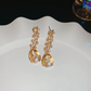 🌸 ¡50% DE DESCUENTO AHORA! 🌸Joyería elegante de pedrería amarilla brillante