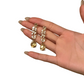 🌸 ¡50% DE DESCUENTO AHORA! 🌸Joyería elegante de pedrería amarilla brillante