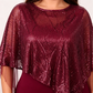 Vestido midi asimétrico de corte ajustado con lentejuelas para mujer