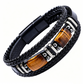 🔥¡Sorpresa! ¡50% de descuento! 📿¡Nuevo accesorio imprescindible y a la moda! Pulsera trenzada de piel sintética para hombre y mujer.