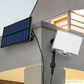 Luz exterior con sensor solar de movimiento de 106 LED y mando a distancia