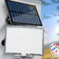 Luz exterior con sensor solar de movimiento de 106 LED y mando a distancia