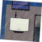 Luz exterior con sensor solar de movimiento de 106 LED y mando a distancia