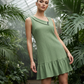 📢📢¡40% DE DESCUENTO! ⏰Vestido asimétrico sin mangas para mujer