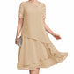 🌸Vestido de Escaleras Elegante de Talla Grande para Mujer