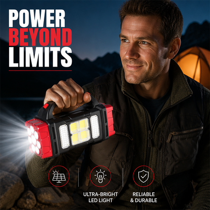 🔦 ¡50% DE DESCUENTO AHORA! ⛺ Foco portátil multifuncional – LED impermeable, resistente a impactos y ultra brillante para acampadas y aventuras al aire libre ✨