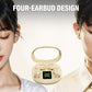 Auriculares inalámbricos Bluetooth de doble par con funda de carga LED